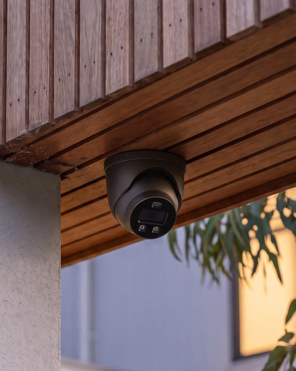 Concept security camera in an aged bronze architectural finish